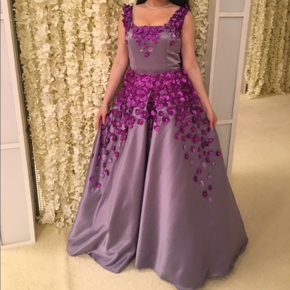 Formal designer ball gown, prom dress